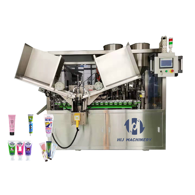 Máquina de enchimento e vedação de tubos de creme de cabelo cosmético Máquina de lavagem facial