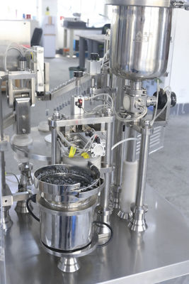 Máquina de Enchimento de Seringas com Trava Luer para Gel Cosmético de Alta Viscosidade, Pasta Dental, Vedação e Obstrução