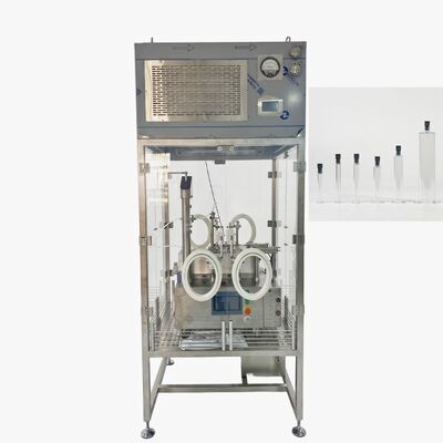 Máquina de enchimento de frascos e seringas pré-carregadas com fluxo laminar