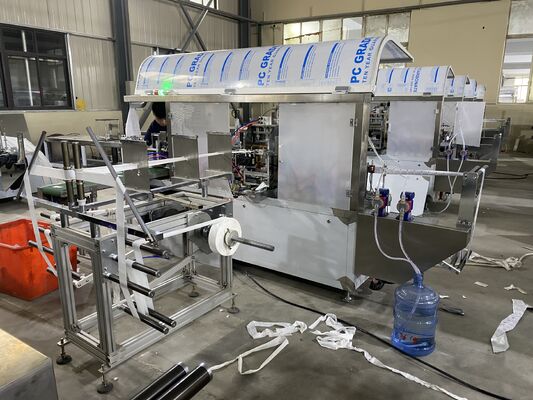 Máquina de embalagem de lenços umedecidos de saquinho único de alta velocidade Máquina de embalagem de almofada de preparação de álcool com vedação de quatro lados