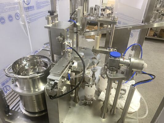 Máquina automática de enchimento de seringas para empresa farmacêutica