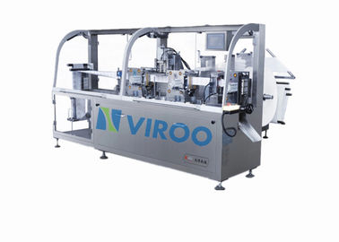 Máquina de empacotamento molhada das limpezas da almofada do álcool com controle do PlC de 8 línguas