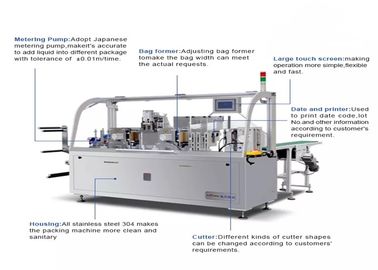 Completamente - limpezas molhadas automáticas que embalam e que dobram a máquina com selagem do quatro-lado