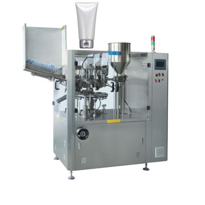 Linha de produção automática de embalagens de pasta de dentes Tubo de enchimento de pasta Máquina de vedação Creme de mão Tubos macios Enchimento e selante