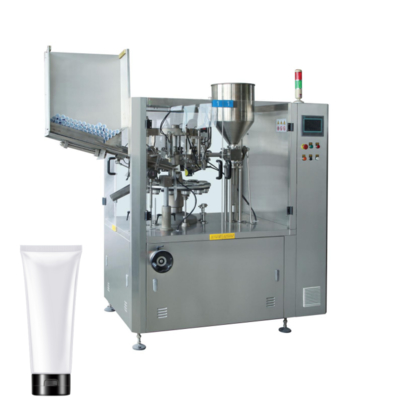 Máquina Automática de Enchimento de Tubos Laminados 50-75pcs/min Tela Sensível ao Toque