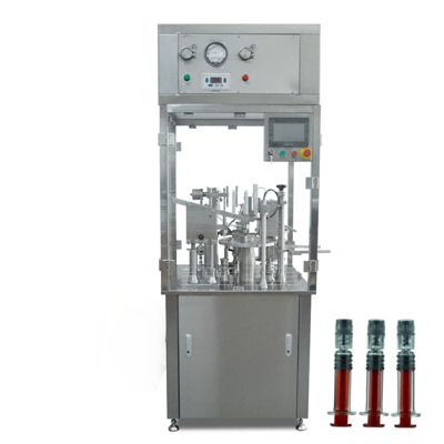 Máquina automática de enchimento de seringas para empresa farmacêutica
