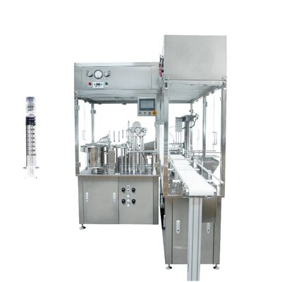 Máquina automática de depuração de vazio para preenchimento de seringas pré-enchidas