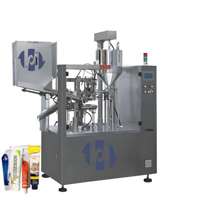 Máquina de Enchimento e Selagem Automática para Loções Cosméticas Controladas, Gel Higienizante para as Mãos, Pomadas, Produtos para Cuidados com a Pele e Cremes em Bisnagas