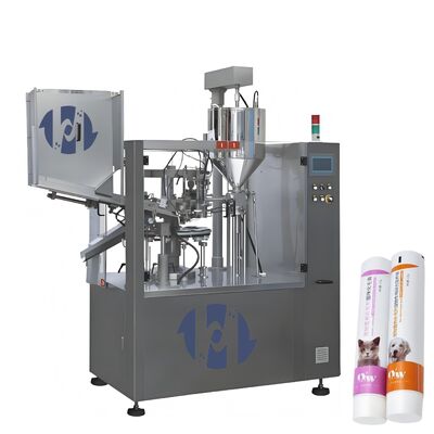 Máquina Automática de Enchimento e Selagem de Tubos Plásticos para Cosméticos, Gel, Pasta de Dente e Limpador Facial