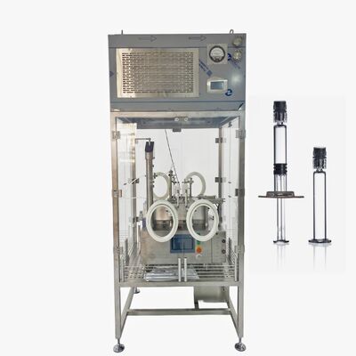 Máquina de enchimento asséptica de seringa de mesa com estrutura de fluxo laminar